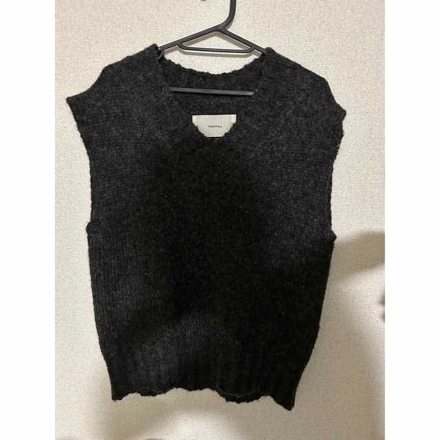 最終値下げ】todayful Mottle Yarn Knit Vest - ベスト/ジレ