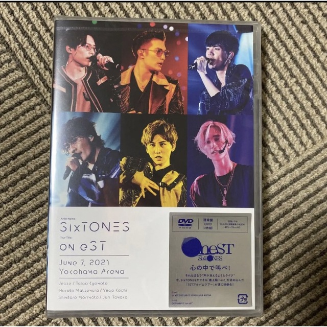 新品　SixTONES oneST 通常版DVD エンタメ/ホビーのDVD/ブルーレイ(アイドル)の商品写真