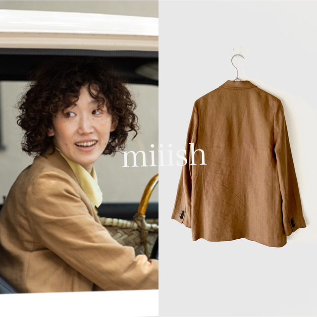 美品 上野智枝子さん着 マーガレットハウエル リネン100%サマー