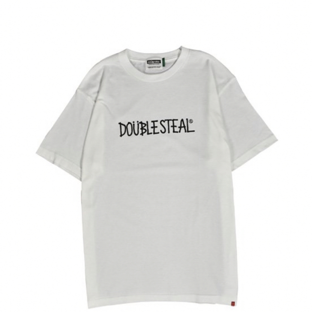 DOUBLE STEAL(ダブルスティール)の新品　未使用　未開封　ダグ付き　ダブルスティール　半袖　tシャツ M 白 メンズのトップス(Tシャツ/カットソー(半袖/袖なし))の商品写真