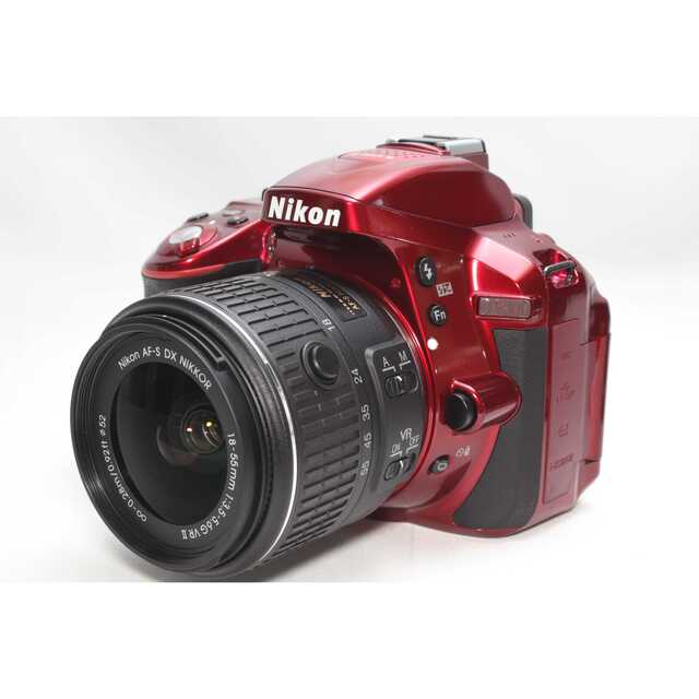 Nikon - ️Wi-Fi内蔵＆自撮り ️Nikon D5300 レンズキット レッドの通販 by Camerashop_Kosha｜ニコン