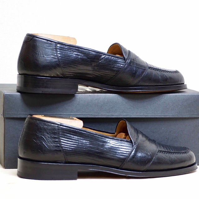 最高の Magnanni マグナーニ リザード ペニーローファー 8 ドレス