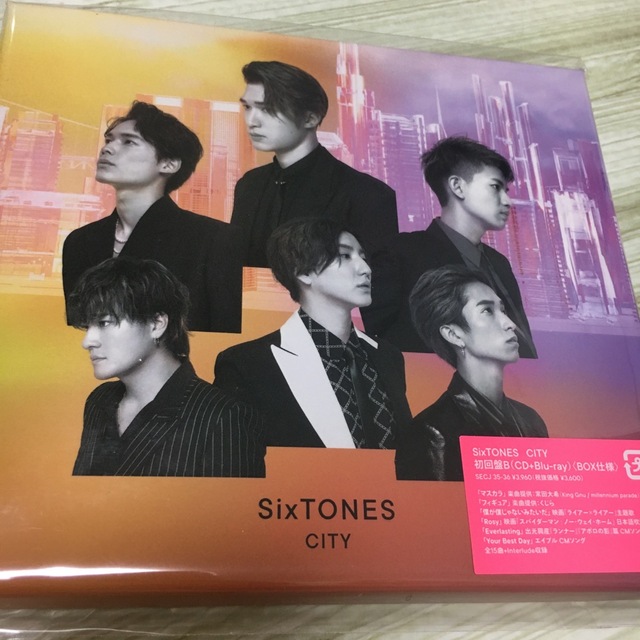 SixTONES(ストーンズ)のCITY（初回盤B/Blu-ray Disc付） エンタメ/ホビーのCD(ポップス/ロック(邦楽))の商品写真