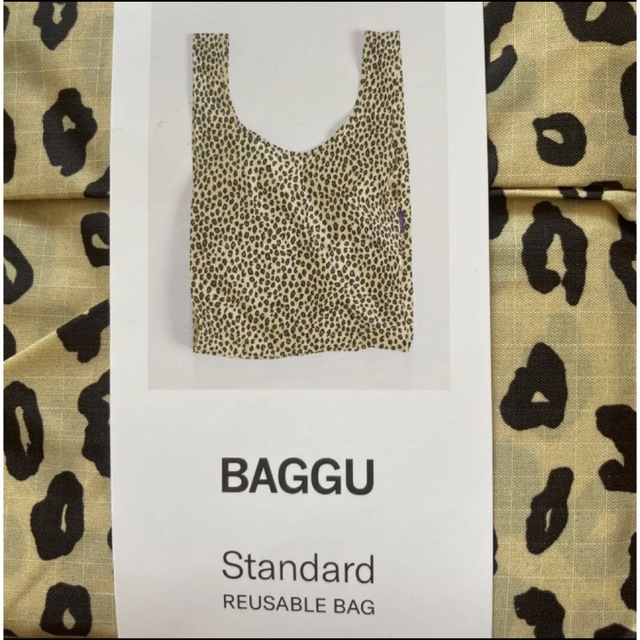 BAGGU(バグゥ)の【新品・未使用】baggu Standard Baggu レオパード　終売商品 レディースのバッグ(エコバッグ)の商品写真