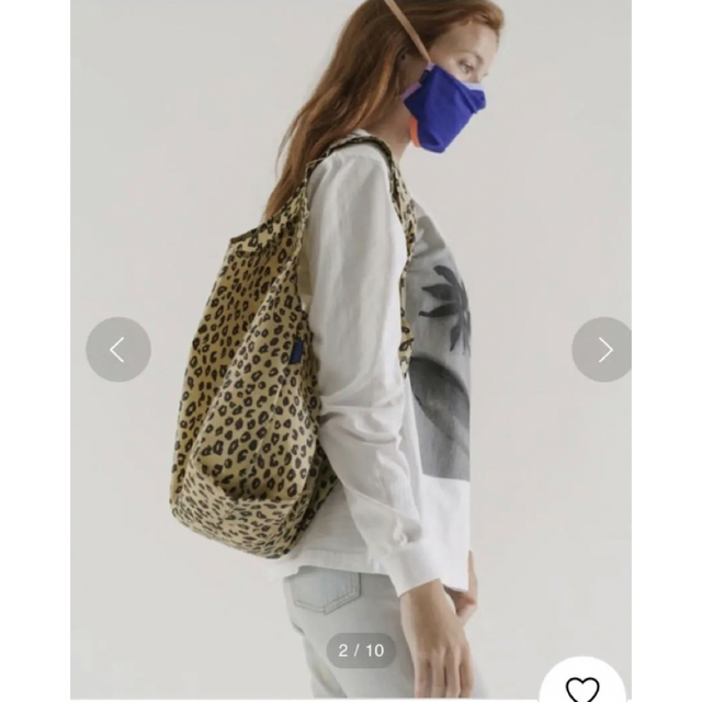 BAGGU(バグゥ)の【新品・未使用】baggu Standard Baggu レオパード　終売商品 レディースのバッグ(エコバッグ)の商品写真