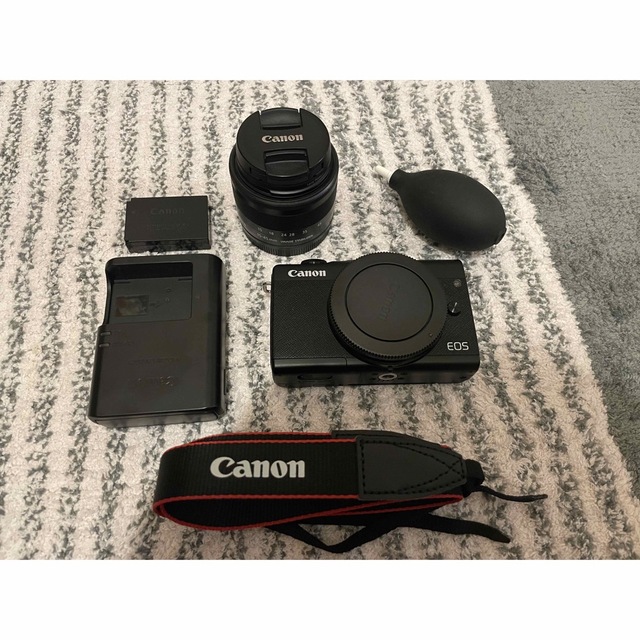 Canon(キヤノン)の【美品】Canon eos M200 スマホ/家電/カメラのカメラ(ミラーレス一眼)の商品写真