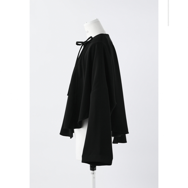 ENFOLD - 今季 完売 ENFOLD CAPE-LIKE JACKET 38 黒の通販 by ...