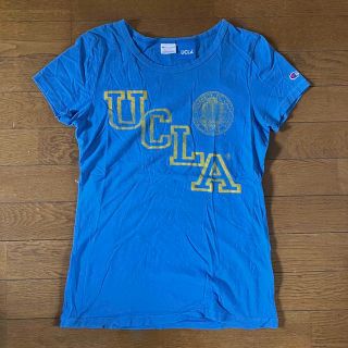 チャンピオン(Champion)の超美品！Champion x UCLA 大学ロゴ入り カレッジTシャツ 古着加工(Tシャツ(半袖/袖なし))