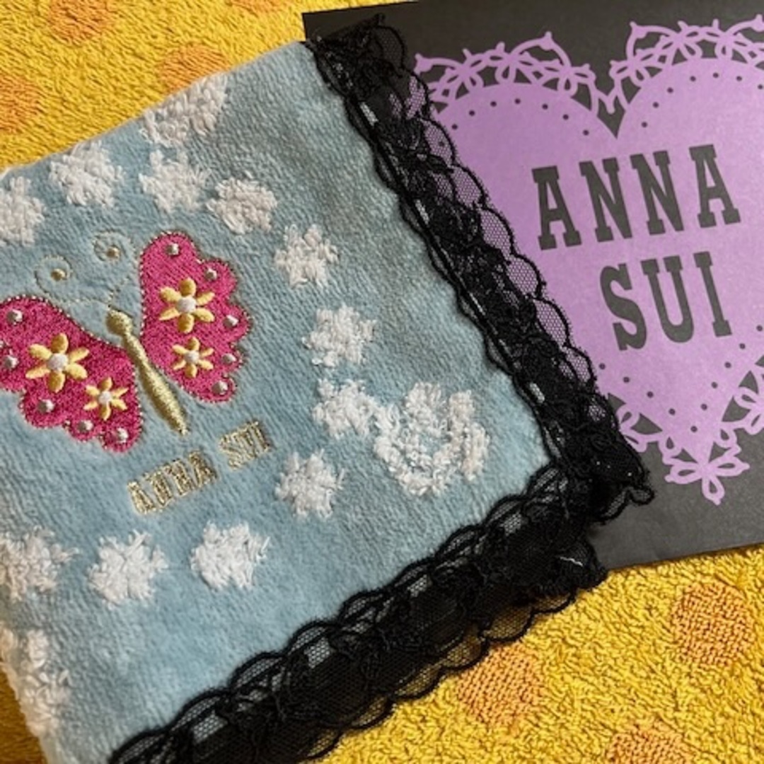 ANNA SUI タオルハンカチ ハンカチ ４枚組