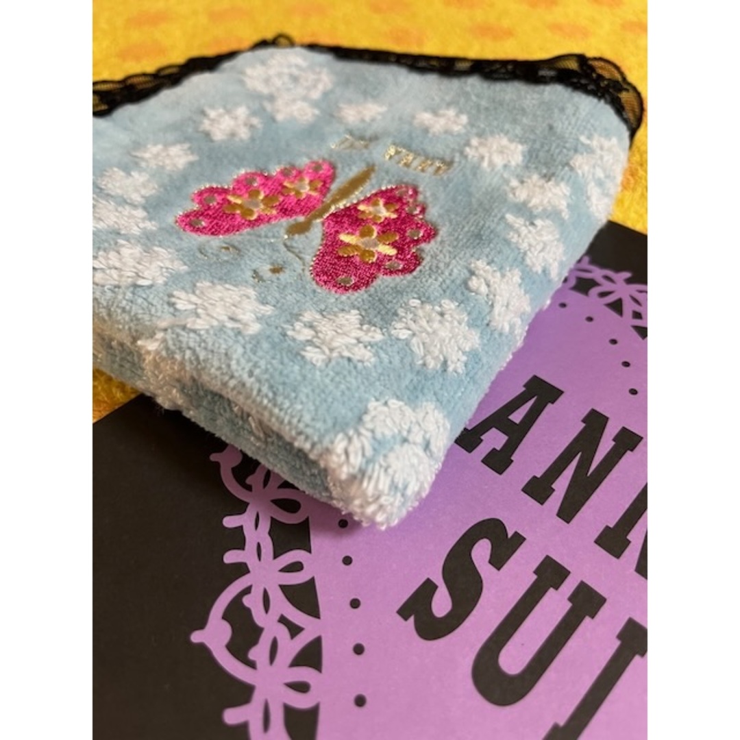 ANNA SUI(アナスイ)のアナス イ　レースタオルハンカチ バタフライ レディースのファッション小物(ハンカチ)の商品写真