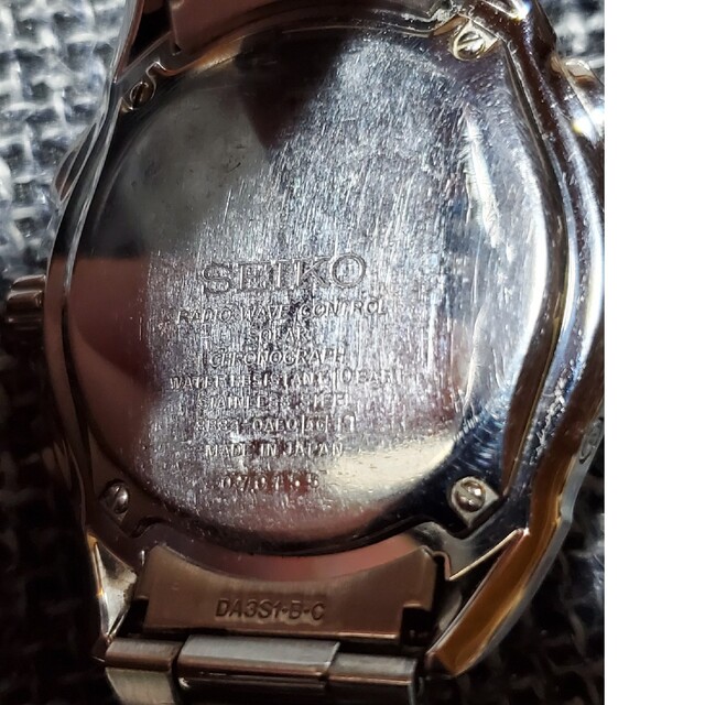 SEIKO(セイコー)の売り切り！SEIKO　ブライツ　SAGA075　ソーラー　パープル×ブラック メンズの時計(腕時計(アナログ))の商品写真