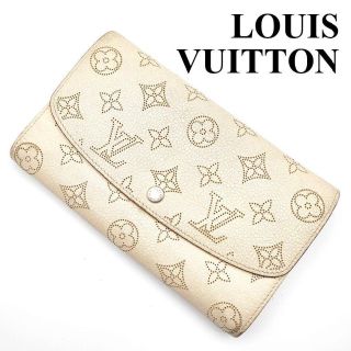 ルイヴィトン(LOUIS VUITTON)の良品【ルイヴィトン】M60144 マヒナ ポルトフォイユ イリス 長財布(財布)