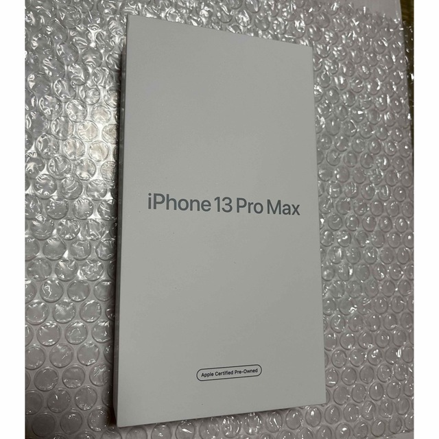 Apple(アップル)のiphone13 pro max 128gb Silver simフリー スマホ/家電/カメラのスマートフォン/携帯電話(スマートフォン本体)の商品写真