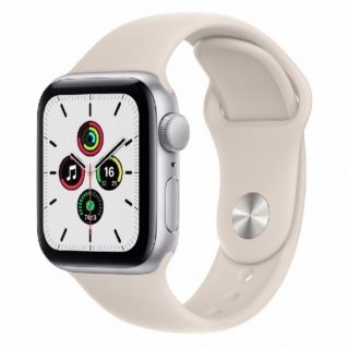 アップル(Apple)のApple watch SE シルバー(腕時計(デジタル))