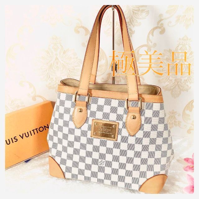 幅広type 【極美品✨】 ルイヴィトン ダミエ アズール ハムステッドPM