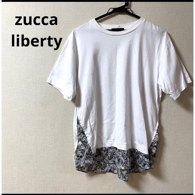 美品　zucca LIBERTY  ドッキングシャツ　カジュアル