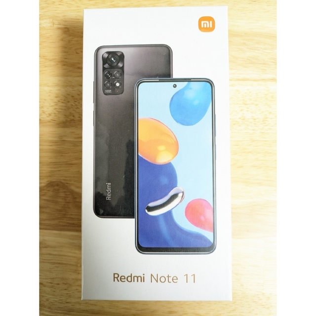 ANDROID - 【新品未開封】Xiaomi Redmi Note 11 グラファイトグレーの