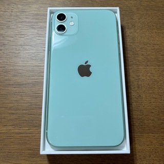 アイフォーン(iPhone)のiPhone11 グリーン　64GB(スマートフォン本体)