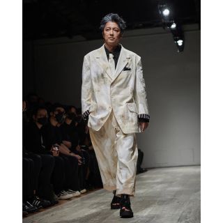 ヨウジヤマモト(Yohji Yamamoto)のクラシックツイル ペイントジャケット(テーラードジャケット)