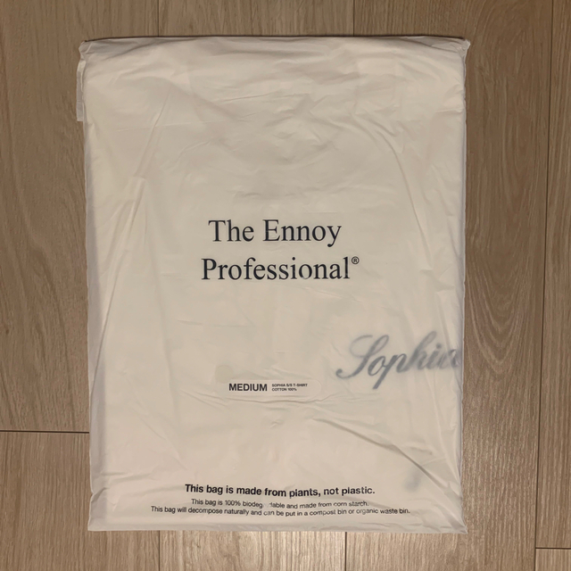【新品】ennoy ENNOY LOGOTシャツ　M