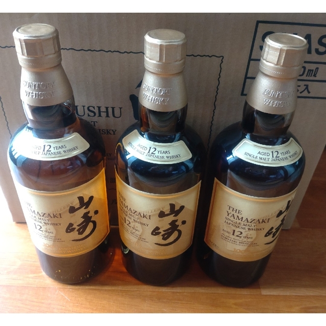 殿堂 SUNTORY山崎12年 希少 ウィスキー 3本 ウイスキー - idp.gov.ge