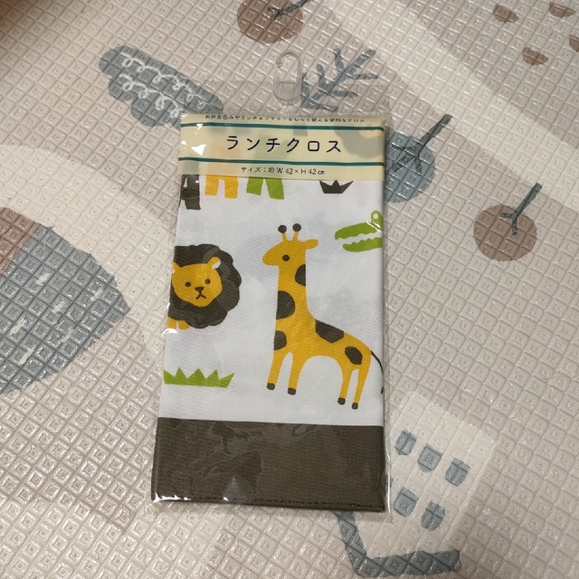 ランチクロス　動物柄　新品未開封品 キッズ/ベビー/マタニティのこども用バッグ(ランチボックス巾着)の商品写真