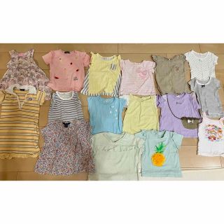 【まとめ売り28点】夏物　女の子　子供服　上下セット　90 95 100(その他)