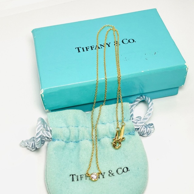 Tiffany & Co.(ティファニー)のティファニー K18 750 バイザヤード  ダイヤモンド ネックレス レディースのアクセサリー(ネックレス)の商品写真