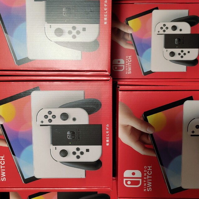 任天堂ニンテンドースイッチ Switch 有機ELモデル　ホワイト10台 エンタメ/ホビーのゲームソフト/ゲーム機本体(家庭用ゲーム機本体)の商品写真
