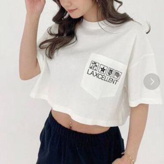 ジェイダ(GYDA)のGYDA ポケットショートTシャツ GYDA ショルダーバッグ(Tシャツ(半袖/袖なし))