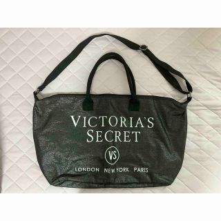 ヴィクトリアズシークレット(Victoria's Secret)の美品　VICTORIA'S SECRET バック　旅行カバン　黒　ラメ(ショルダーバッグ)