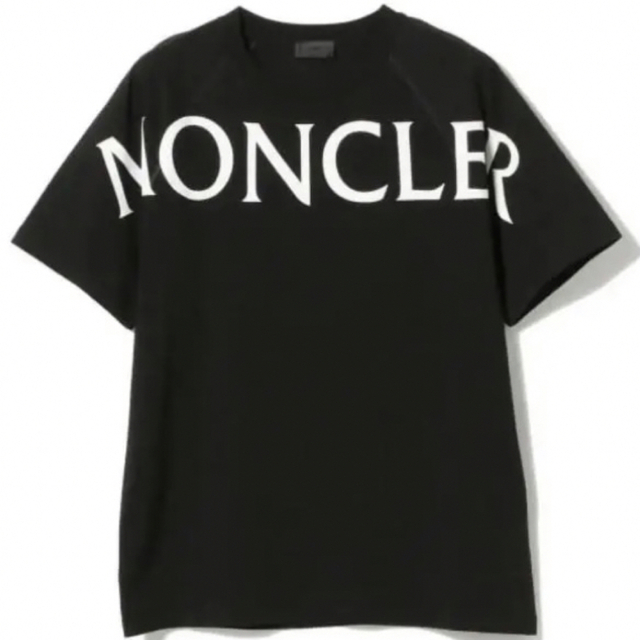 ★希少★ MONCLER Tシャツ Ｓ　ロゴ ワッペン モンクレール ブラック