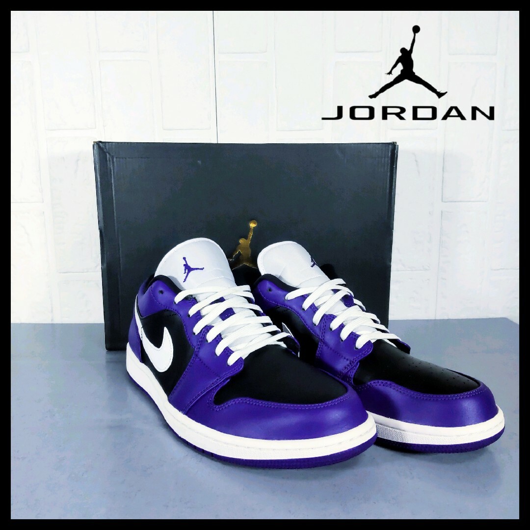 《NIKE》AIR JORDAN 1 LOW "COURT PURPLE"