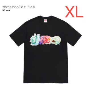 シュプリーム(Supreme)の【XL】Supreme Watercolor Tee "Black"(Tシャツ/カットソー(半袖/袖なし))