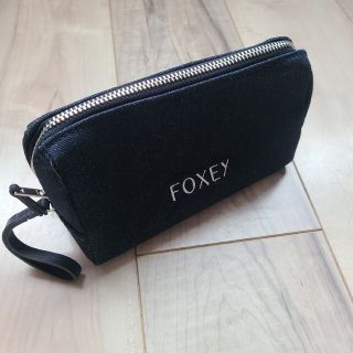 フォクシー(FOXEY)の新品未使用品🌹FOXEYノベルティ デニムポーチ(ポーチ)