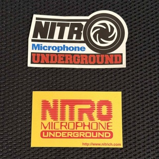 nitro microphone underground ステッカー ニトロ(ミュージシャン)