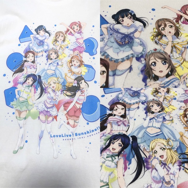 ラブライブ! サンシャイン‼︎ Tシャツ 白 ラブライブ エンタメ/ホビーのアニメグッズ(その他)の商品写真