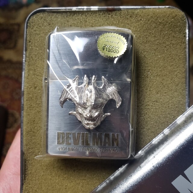 希少DEVIL MAN ZIPPO 新品未開封未使用 缶ケース付き