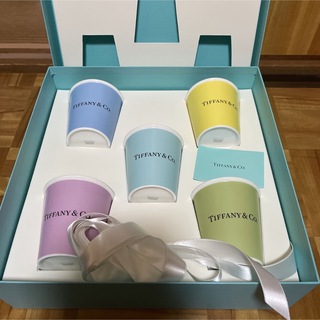ティファニー(Tiffany & Co.)のティファニー　コーヒーカップ5個セット(グラス/カップ)