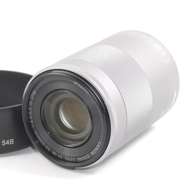 フード付☆美品 超望遠ズーム ☆CANON EF-M 55-200mm フード付☆美品 超望遠ズーム ☆CANON EF-M 55-200mm