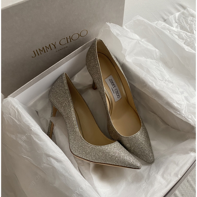 ジミーチュウ jimmychoo ROMY100 ダスティグリッター - ハイヒール