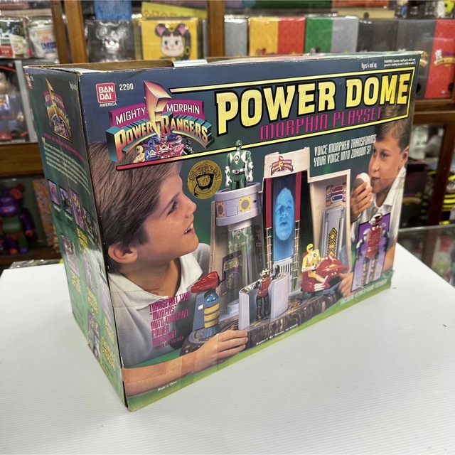 BANDAI(バンダイ)の1994 万代　POWER DOME MORPHIN PLAYSET 箱付き エンタメ/ホビーのおもちゃ/ぬいぐるみ(模型/プラモデル)の商品写真