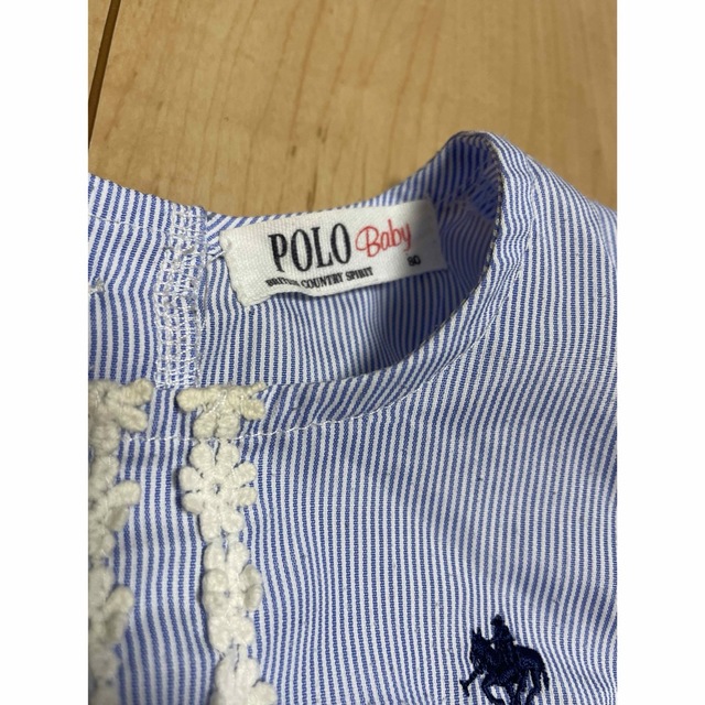 POLO（RALPH LAUREN）(ポロ)のpolo baby ロンパース　80 キッズ/ベビー/マタニティのベビー服(~85cm)(ロンパース)の商品写真