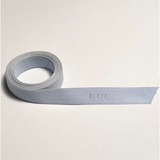 グッチ(Gucci)のGUCCI グッチ  限定 リボン  ブルー 211cm  美品(ショップ袋)