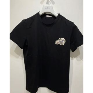 モンクレール(MONCLER)のモンクレール　L ブラック　2021 ダブルパッチ　moncler(Tシャツ/カットソー(半袖/袖なし))