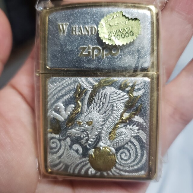 ZIPPO☆新品未開封未使用 純銀製プレート w hand a dream