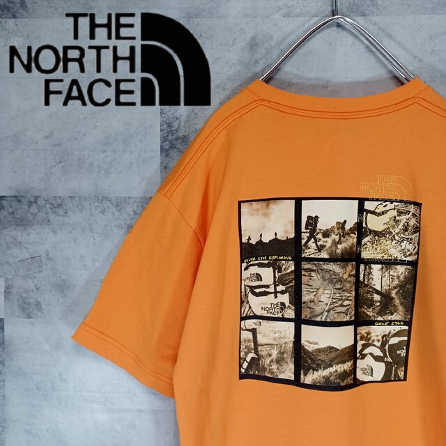 THE NORTH FACE(ザノースフェイス)のTHE NORTH FACE ザノースフェイス メンズ Tシャツ オレンジ L メンズのトップス(Tシャツ/カットソー(半袖/袖なし))の商品写真