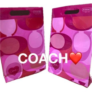 コーチ(COACH)の《COACH》コーチ プラバッグ❤️ギフトBOX  ショップバッグ　非売品(ショップ袋)