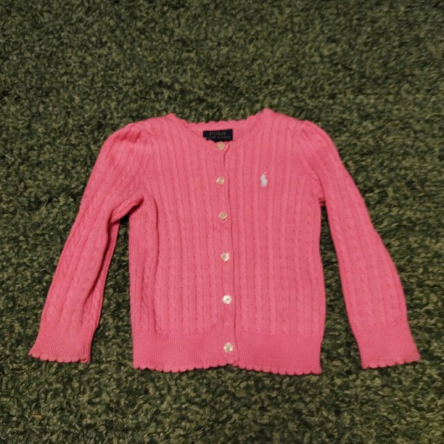 POLO RALPH LAUREN カーディガン 2/2T キッズ/ベビー/マタニティのキッズ服女の子用(90cm~)(カーディガン)の商品写真