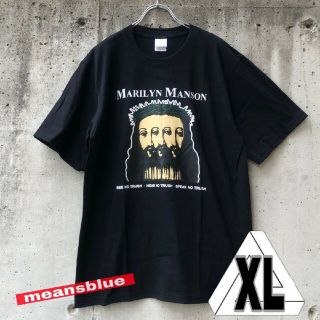 フィアオブゴッド(FEAR OF GOD)のXL◆半袖T/  marilynmanson ロックT(Tシャツ/カットソー(半袖/袖なし))